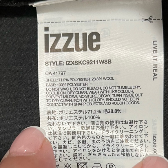FRONT ZIP UTILITY SKIRT BY IZZUE - Picture 9 of 12